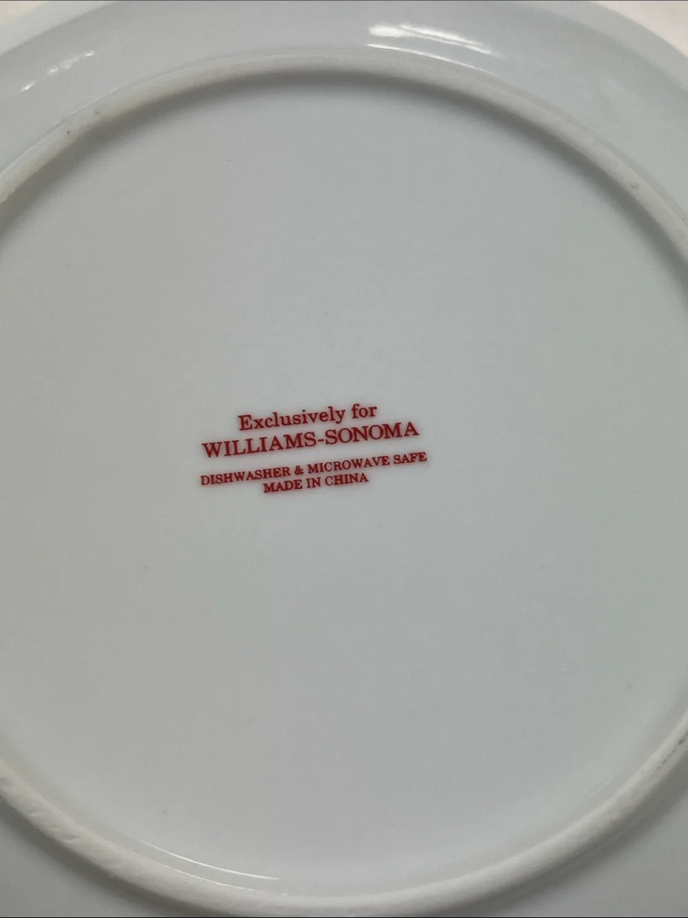 Williams Sonoma Night Before Christmas Dessert Plates - Gold Trim (Set of 4)